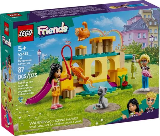 LEGO Friends 42612 - Aventuri pe terenul de joaca pentru pisici