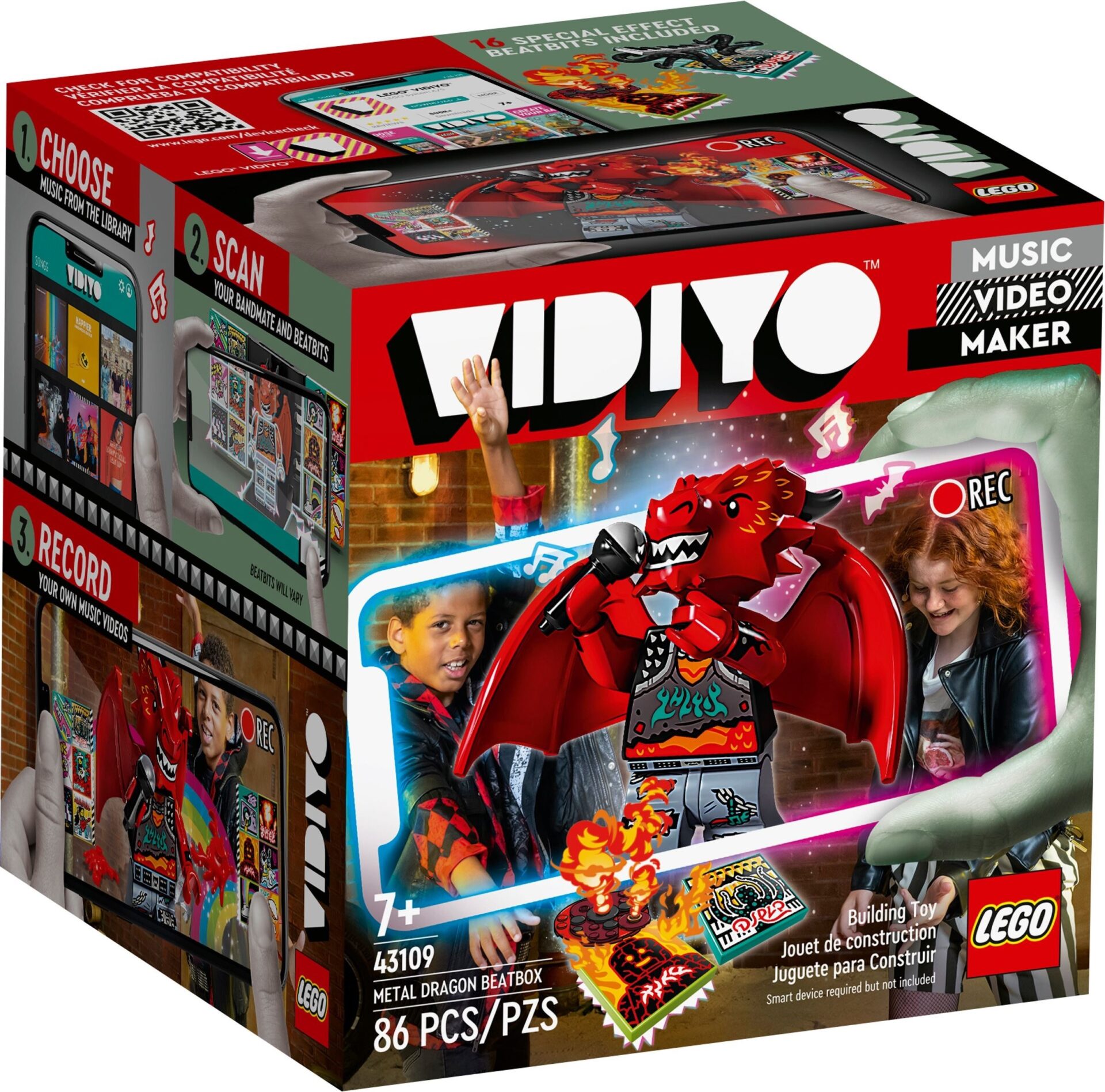LEGO VIDIYO 43109 - BeatBox Dragon Metal