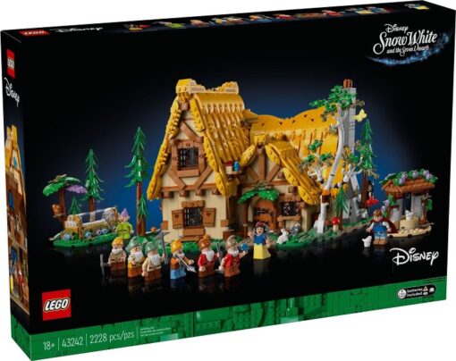LEGO Disney 43242 - Alba ca Zapada si casuta celor sapte pitici