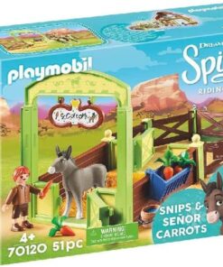 Playmobil Spirit PM70120 - Grajd si copil cu morcovi (70120)