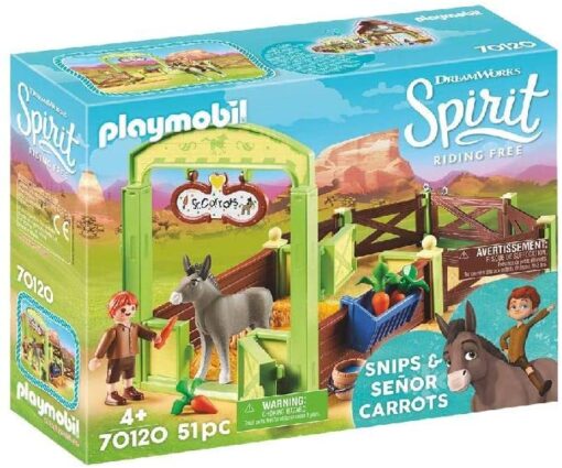 Playmobil Spirit PM70120 - Grajd si copil cu morcovi (70120)