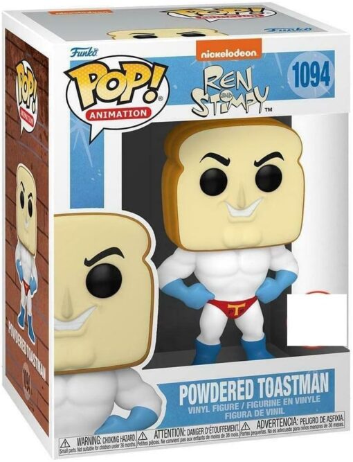 Figurina Funko POP! Animation Nickelodeon Ren Stimpy F1094  - Powdered ToastMan (#1094)