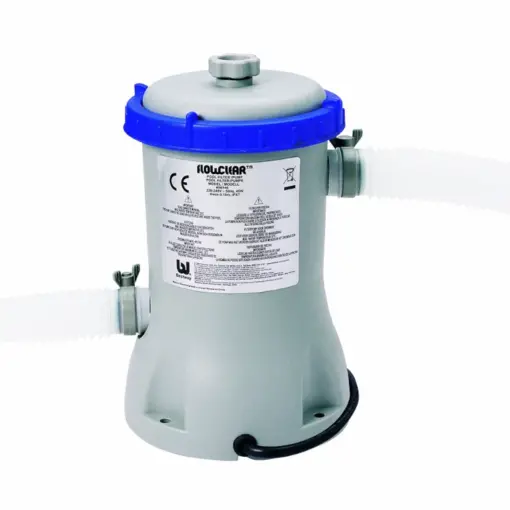 Pompa filtrare apa piscina Bestway 58148, 2006 L apa/ora + 2 furtunuri