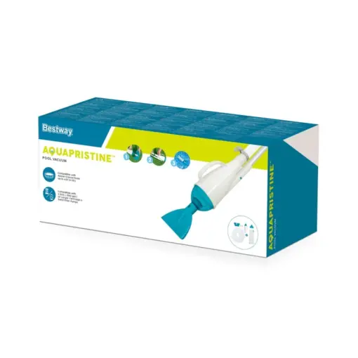 Aspirator piscina + sac colector + accesorii curatare, Bestway 58212, 224 cm - imagine 3