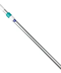 Maner telescopic, pentru accesorii intretinere piscina, aluminiu, 2.4 m (2 x 1,2 m)