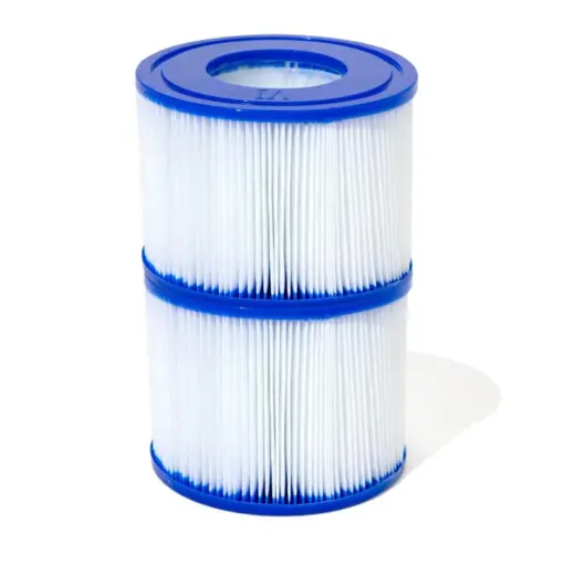 Cartus filtru VI Bestway 60311, pentru pompa filtrare apa piscina, 10 x 8 cm/ set 2 buc - imagine 2