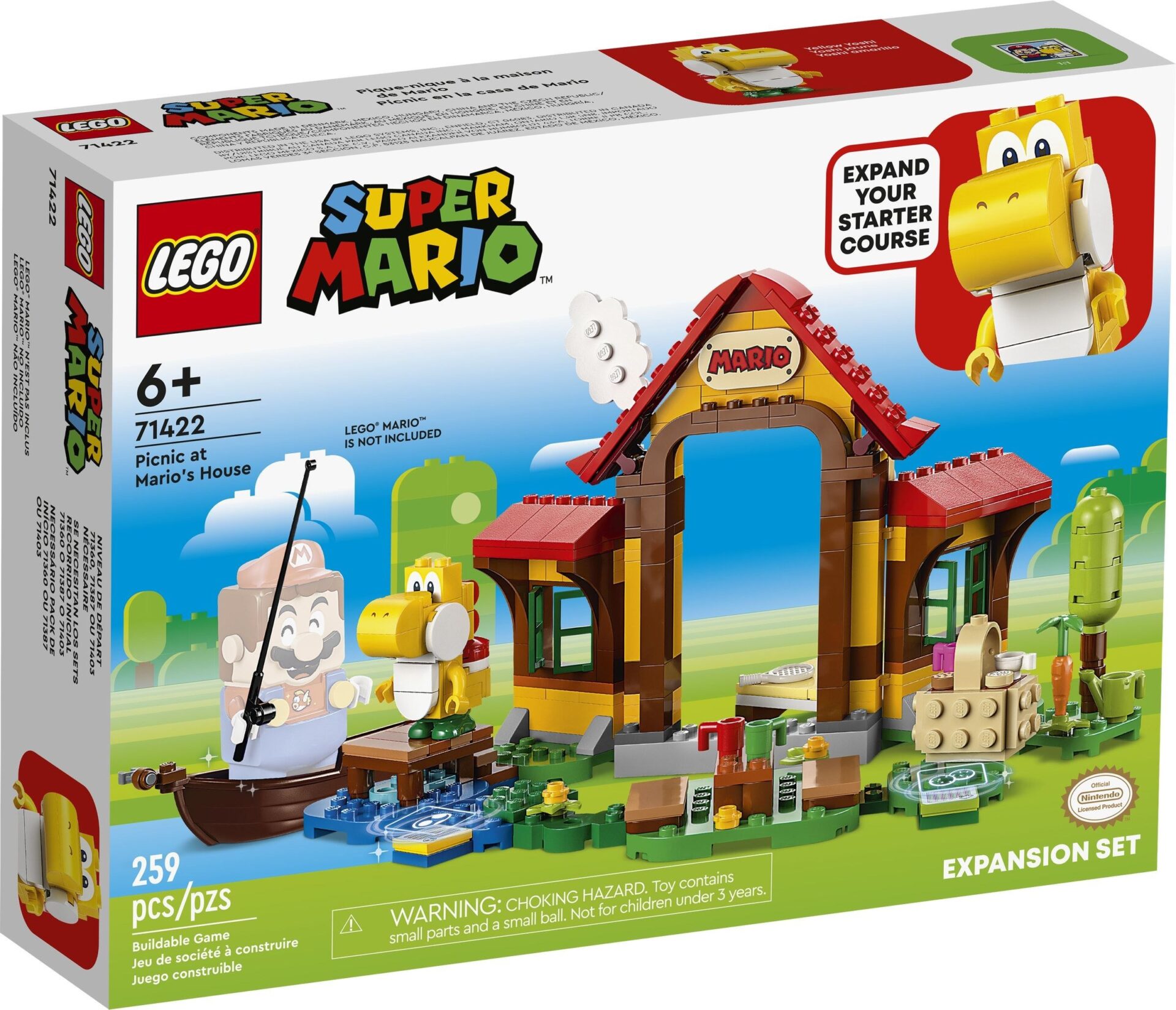LEGO Super Mario 71422 - Set de extindere - Picnic la casa lui Mario