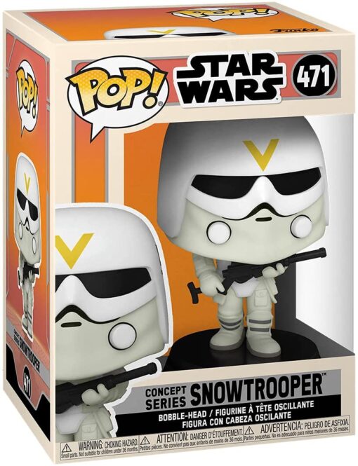 Figurina Funko POP! Star Wars 471 - SNOWTROOPER (concept series) #471