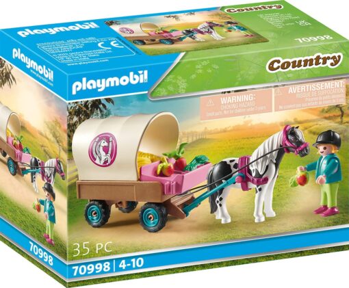 Playmobil Country Pony Farm PM70998 - Trasura cu ponei (#70998)