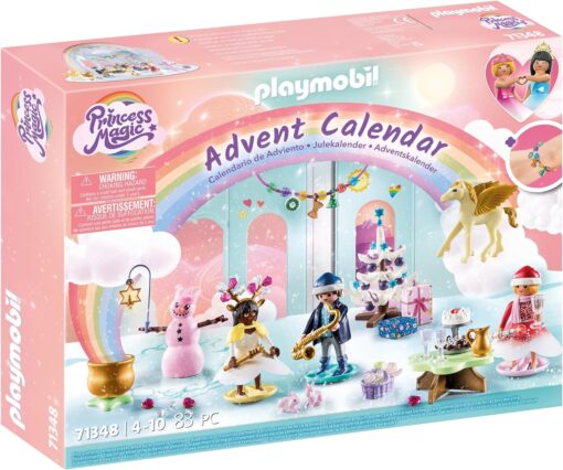 Playmobil Princess Magic PM71348 - Calendar Craciun, Curcubeul printeselor (#71348)