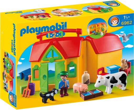 Playmobil 1.2.3 PM6962 - Set Mobil Ferma #6962