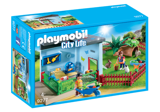 Playmobil City Life 9277 - Crescatorie de iepurasi si hamsteri (PM9277)