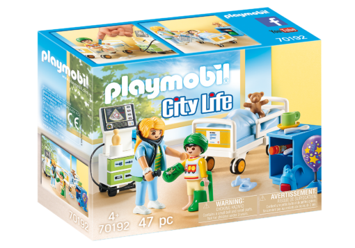 Playmobil City Life 70192 - Camera copiilor din spital (PM70192)