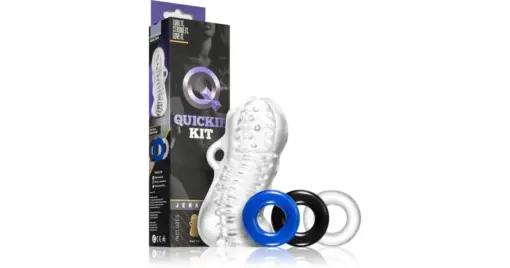 Jerk Off Quickie Kit Clear, Blush, 3 buc
