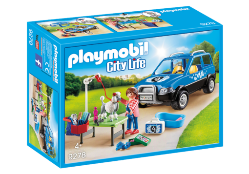 Playmobil City Life PM9278 - Salon mobil pentru ingrijire catei (9278)