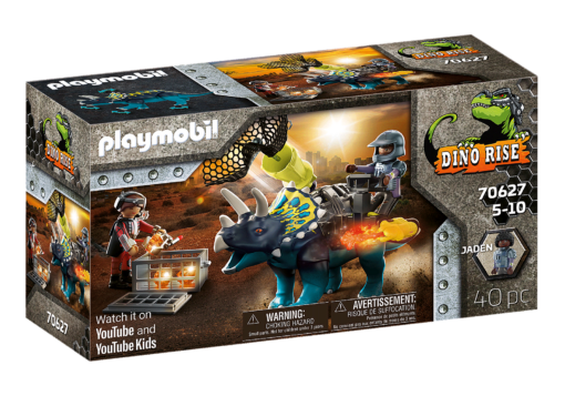 Playmobil Dino Rise 70627 - Triceratops, Batalia pentru Piatra Legendara (PM70627)