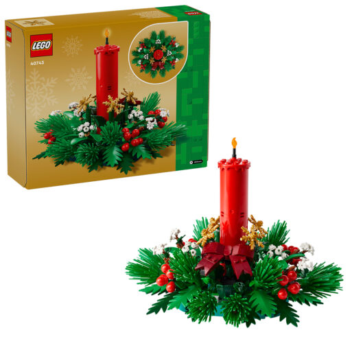 LEGO Decoratiune pentru masa de Craciun 40743, 433 piese