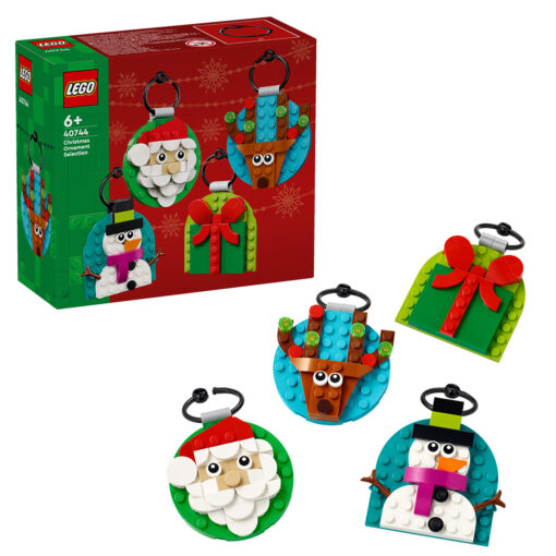 LEGO Ornamente de Craciun 40744, 153 piese