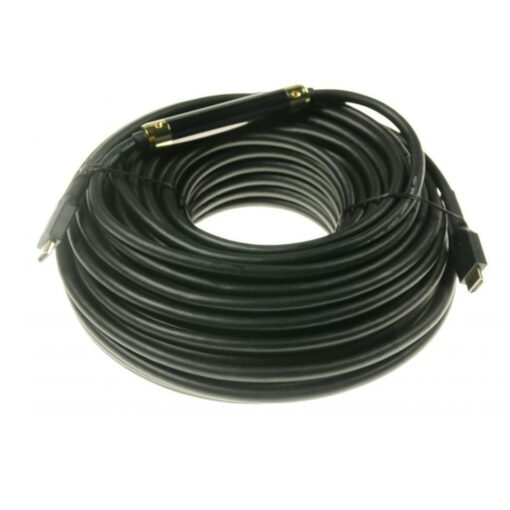 Cablu HDMI Premium e-SWC, 30 m, Ethernet, Negru