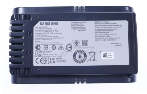 Acumulator Li-Ion pentru aspirator Samsung, 21.6 V, 1.8 Ah, VCA-SBTA60/VT