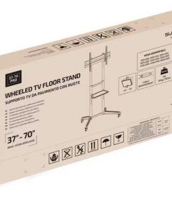 Alternative view of Stand profesional universal cu roti e-SWC Supreme pentru TV / monitor, diagonale 37"- 70", max 50 kg, vesa max 600 x 400