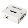 Adaptor profesional e-SWC Supreme, VGA-mama / HDMI-mama, alb