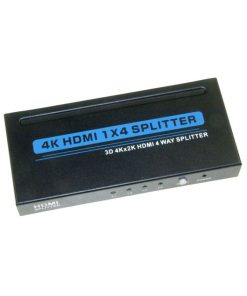 Splitter HDMI profesional e-SWC Supreme, 1 x HDMI-mama / 4 x HDMI-mama, 4K, 3D, HDCP, negru