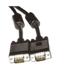 Cablu VGA profesional e-SWC Supreme pentru TV / monitor, VGA-tata / VGA-tata, HQ, cablu 10 m, ecranaj dublu, negru