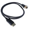 Cablu displayport profesional e-SWC Supreme pentru TV / monitor, displayport-tata / VGA-tata, cablu 1 m, negru