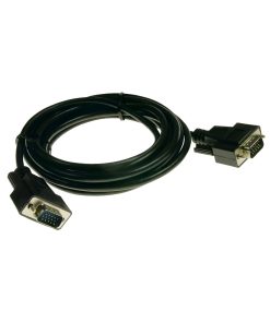 Cablu VGA profesional e-SWC Supreme pentru TV / monitor, VGA-tata / VGA-tata, cablu 3 m, ecranaj dublu, negru