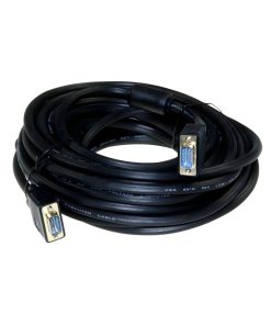 Cablu VGA profesional e-SWC Supreme pentru TV / monitor, VGA-tata / VGA-tata, cablu 15 m, negru