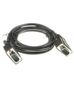 Cablu VGA profesional e-SWC Supreme pentru TV / monitor, VGA-tata / VGA-tata, cablu 2 m, negru