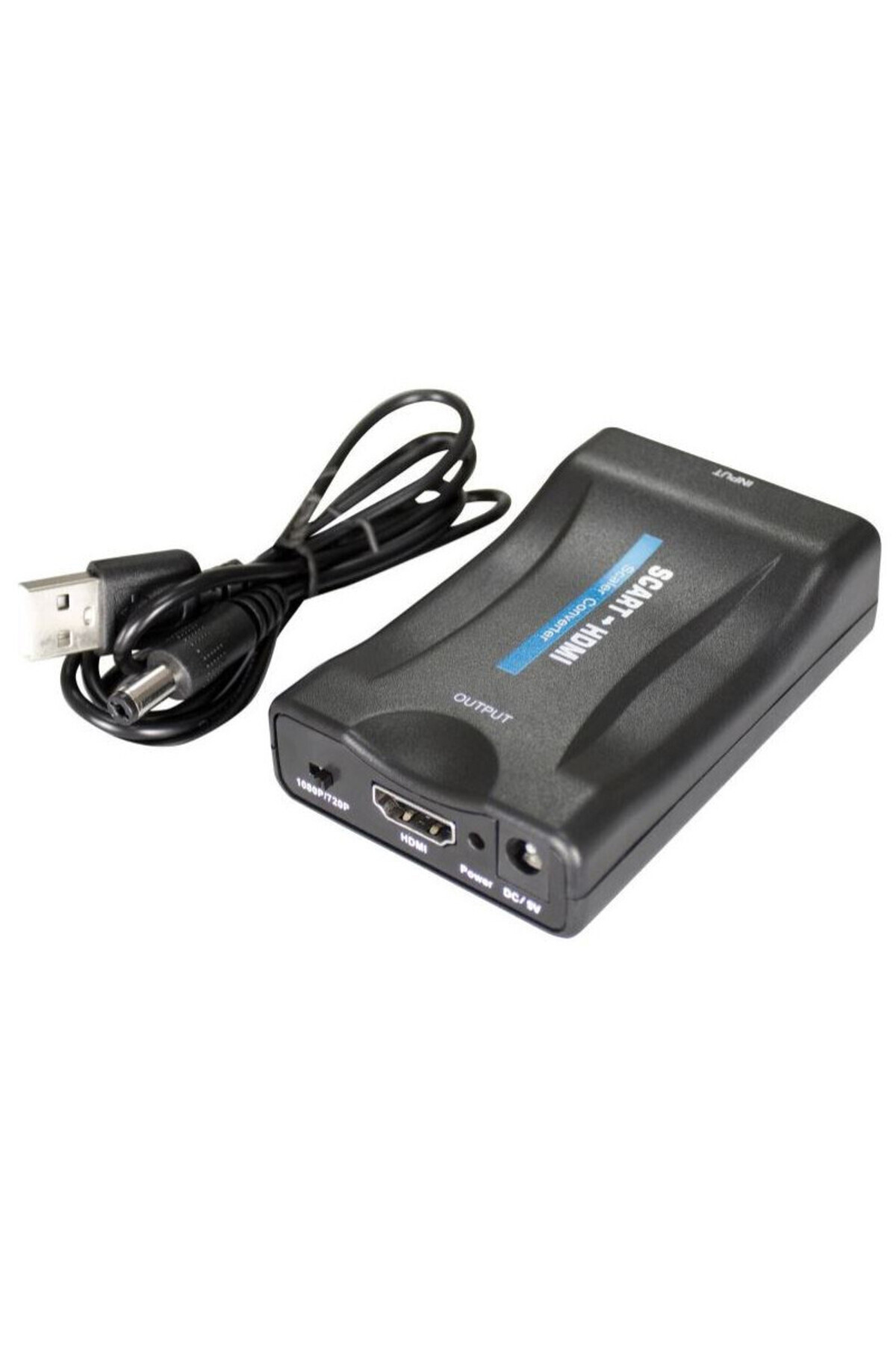 Adaptor profesional e-SWC Supreme, SCART-mama / HDMI-A-tata, negru