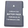 Acumulator Li-Ion e-SWC Supreme pentru camera foto Nikon D3100 / D3200 / D3300 / D5100 / D5200 / D53000 / P7700 / P7000, 7.4 V, 0.85 Ah, echivalent cu VFB11402 / EN-EL14A