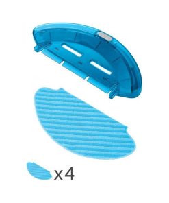 Rezervor apa si 4 lavete e-SWC Supreme pentru aspirator robot Rowenta X-Plorer / Tefal, echivalent cu ZR690002