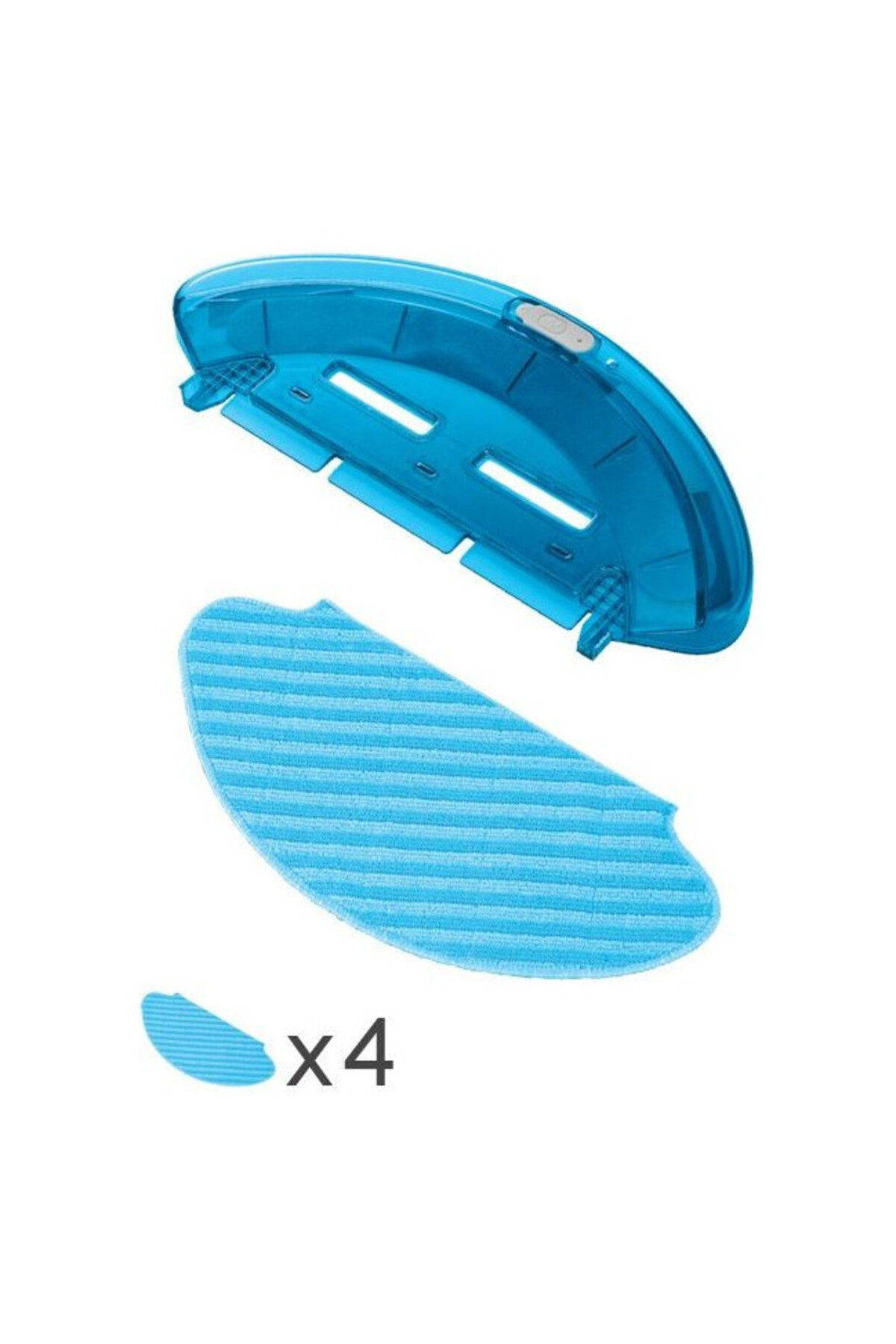 Rezervor apa si 4 lavete e-SWC Supreme pentru aspirator robot Rowenta X-Plorer / Tefal, echivalent cu ZR690002