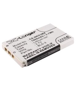 Acumulator Li-Ion e-SWC Supreme pentru dispozitive electronice / GSM Nokia, 3.7 V, 1 Ah, echivalent cu BLD-3