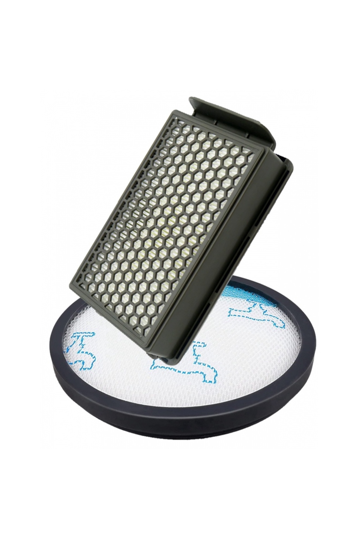 Set 2 filtre e-SWC pentru aspirator Rowenta Compact Power XXL, echivalent cu ZR780000