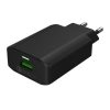 Incarcator retea Fast Charge e-SWC, 18 W, 3 A, Negru