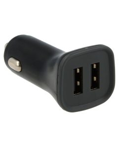 Incarcator auto e-SWC, 2 x USB, 24 W, 4.8 A, Negru