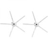 Set 2 perii laterale e-SWC pentru aspirator robot Roborock E4 / E5 / S5 / S6 / S7 / S8 / Q7, echivalent cu 8.02.0053