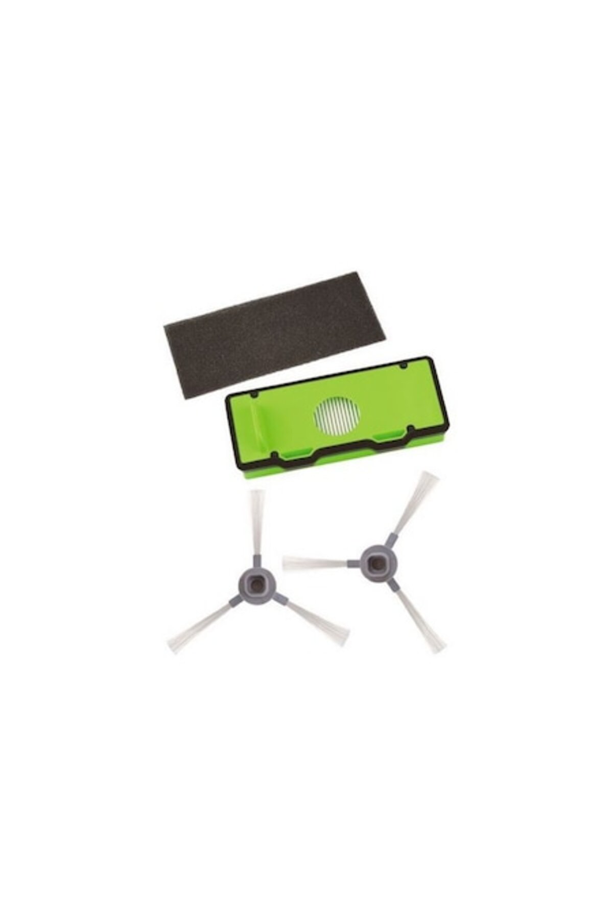 Set filtre si perii laterale e-SWC pentru aspirator robot Rowenta, echivalent cu ZR177002