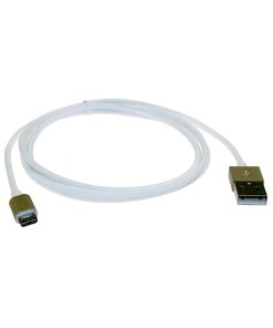 Cablu de date si incarcare Fast Charging e-SWC, capete metalice, USB A la Micro USB, 1 m