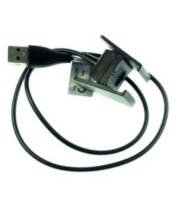 Cablu de incarcare e-SWC pentru Fitbit Charge 2, Negru, 55 cm