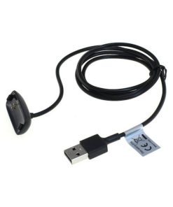 Cablu de incarcare e-SWC pentru Fitbit Inspire 2, Negru, 1m