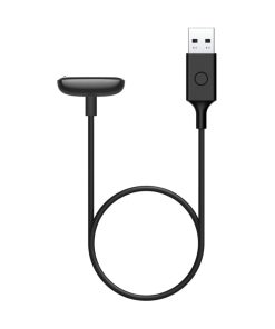 Cablu de incarcare e-SWC pentru Fitbit Luxe si Fitbit Morgan, Negru, echivalent cu FB181RCC