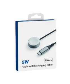 Cablu de incarcare rapid e-SWC pentru Apple Watch Magnetic Fast Charger, 5 W, 1m