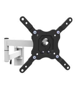 Suport profesional universal pivotant e-SWC Supreme pentru TV, diagonale 18"- 43", max 25 kg, vesa max 200 x 200, alb