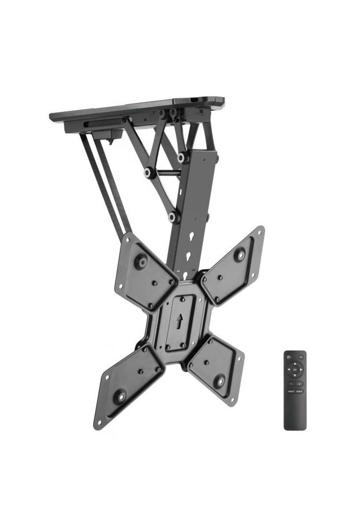 Suport profesional universal motorizat de tavan e-SWC Supreme pentru TV, diagonale 23"-55", max 30 kg, vesa max 400 x 400, telecomanda