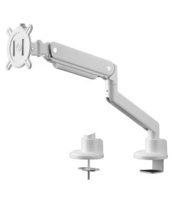 Suport profesional / brat mobil universal e-SWC Supreme pentru monitor, diagonale 13"- 35", max 10 kg, vesa max 100 x 100, Alb